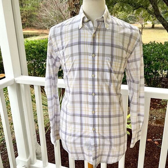 Hickey Freeman Plaid long Sleeve Shirt. Medium. - Picture 8 of 9